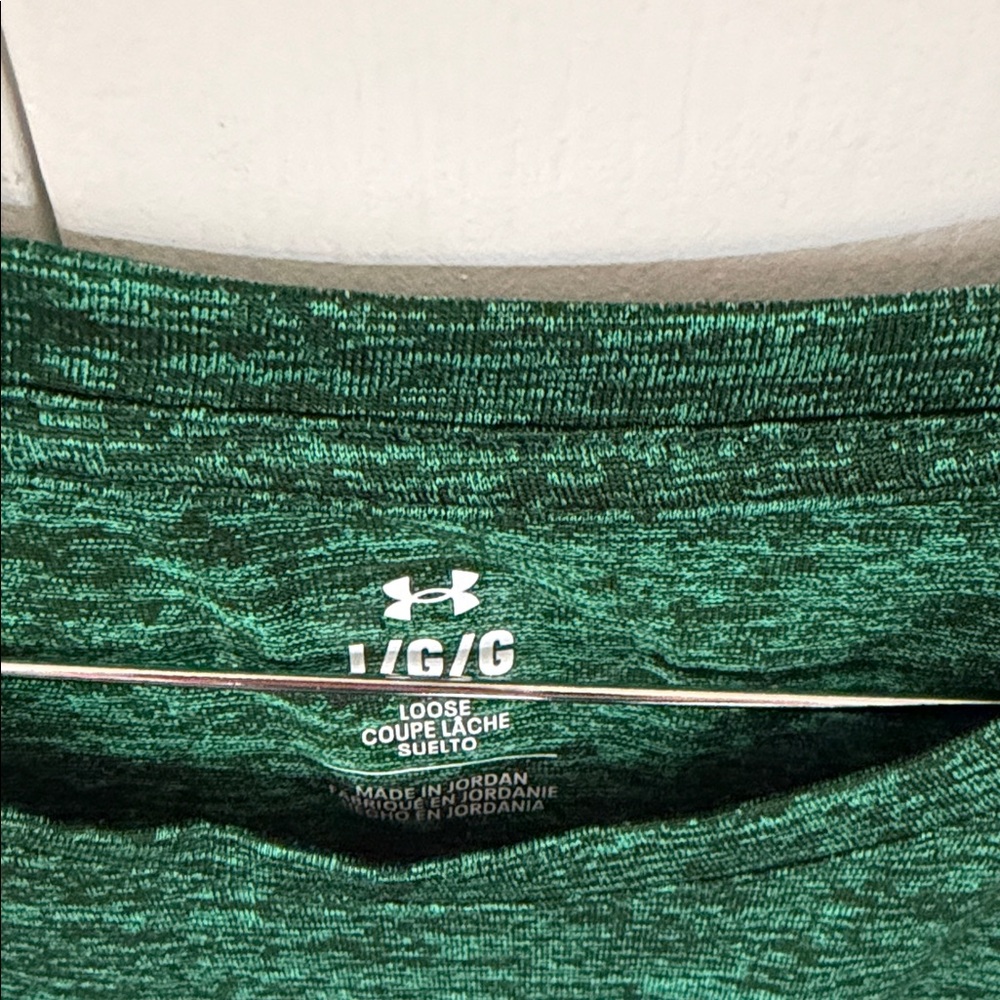 Under Armour Dark Green Heather Performance Muscle Tank - Picture 2 of 3
